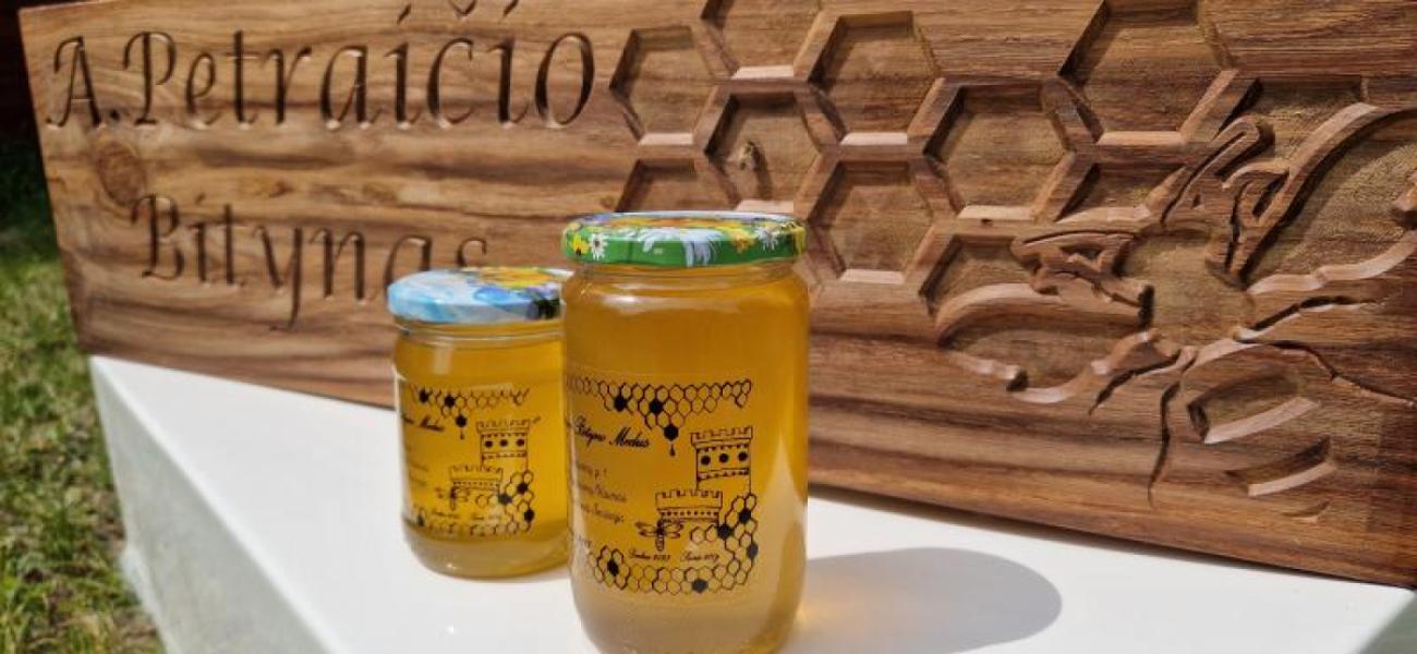 Honey and dried pollen