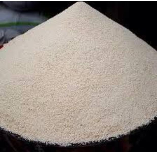 Neat garri ,potato, dried cat fish