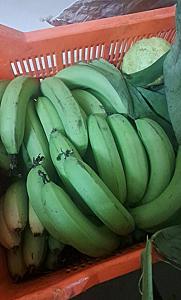 Raw banana watermelon