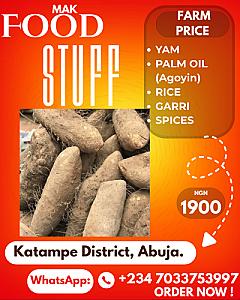 Benue, Plateau Yam, Nasarawa, Niger Yams & Cash Crops
