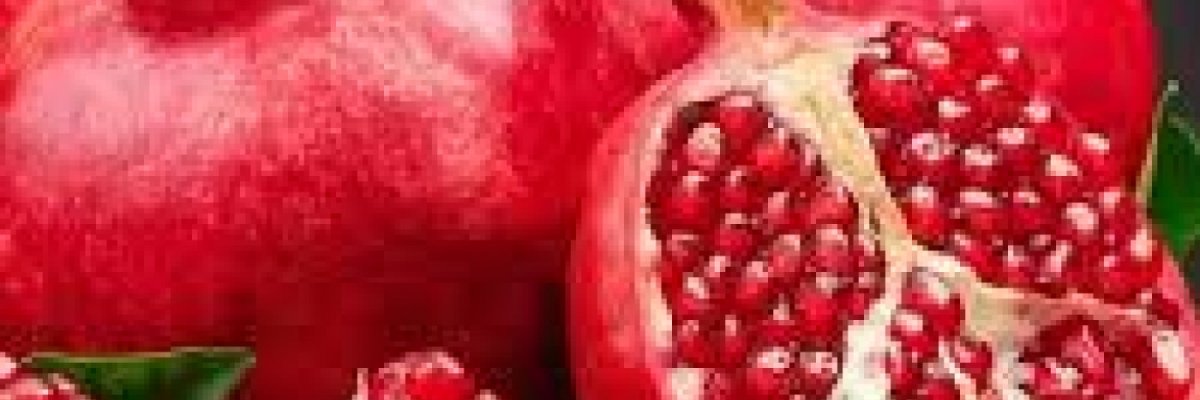 Pomegranate, apple, apricot,