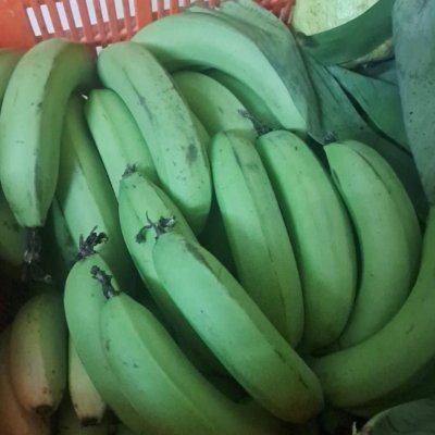 Raw banana watermelon