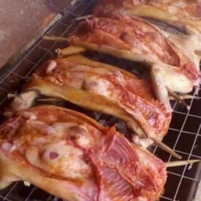 Fresh Rabbit meat/ well seasoned and tasty