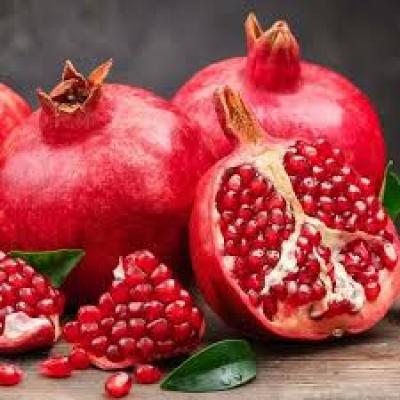 Pomegranate, apple, apricot,